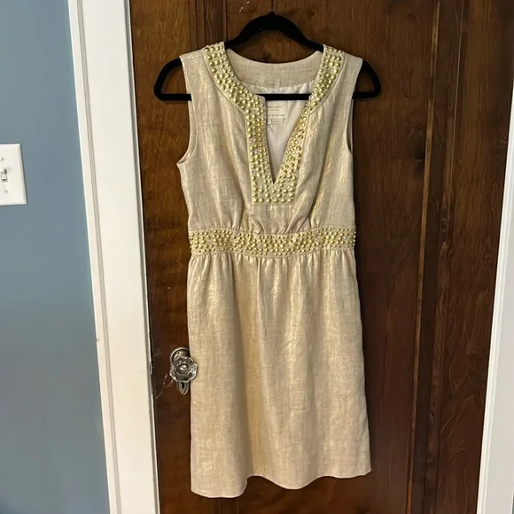 kate spade gold dress Rent Celebrate Good Times Dress from kate spade new york